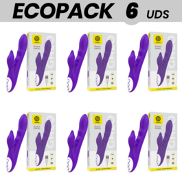 ECOPACK 6 UDS - GALATEA GALO VIBRADOR LILA COMPATIBLE CON WATCHME WIRELESS TECHNOLOGY